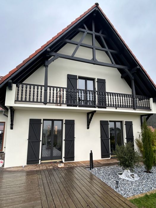 Peinture de façade, Offwiller : après travaux